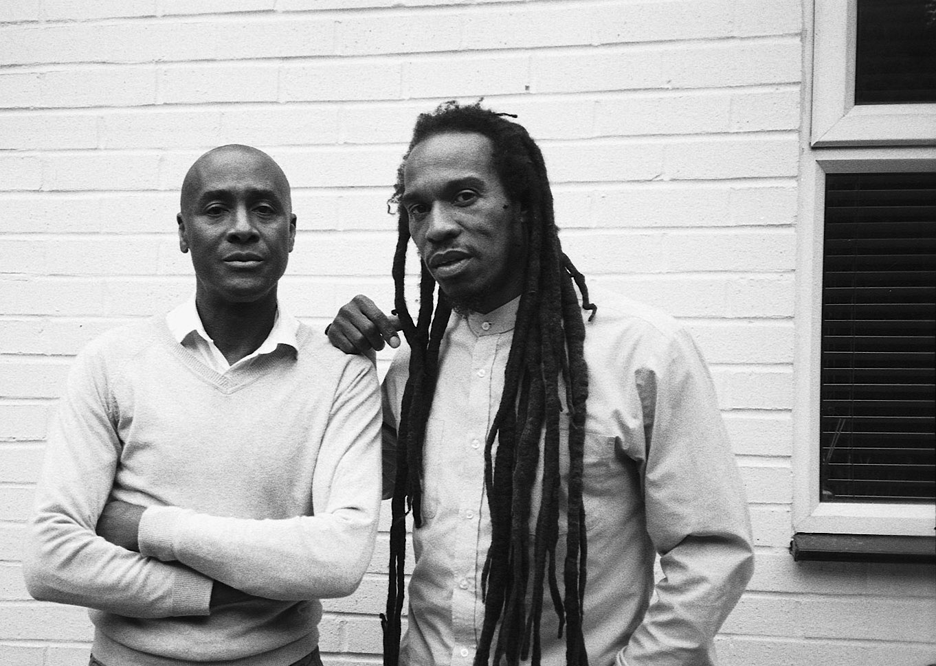 Artist Pogus Caesar and poet Benjamin Zephaniah