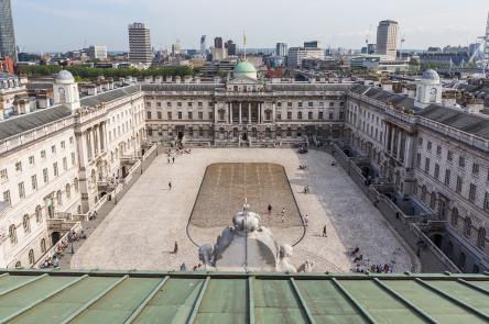 The Edmond J Safra Fountain Court, Somerset House, Image by Kevin Meredith