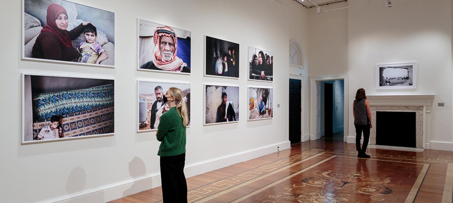 Natreen by Leila Alaoui, 2013 as part of the Leila Alaoui Rite of Passage at Somerset House, London (c) Tim Bowditch