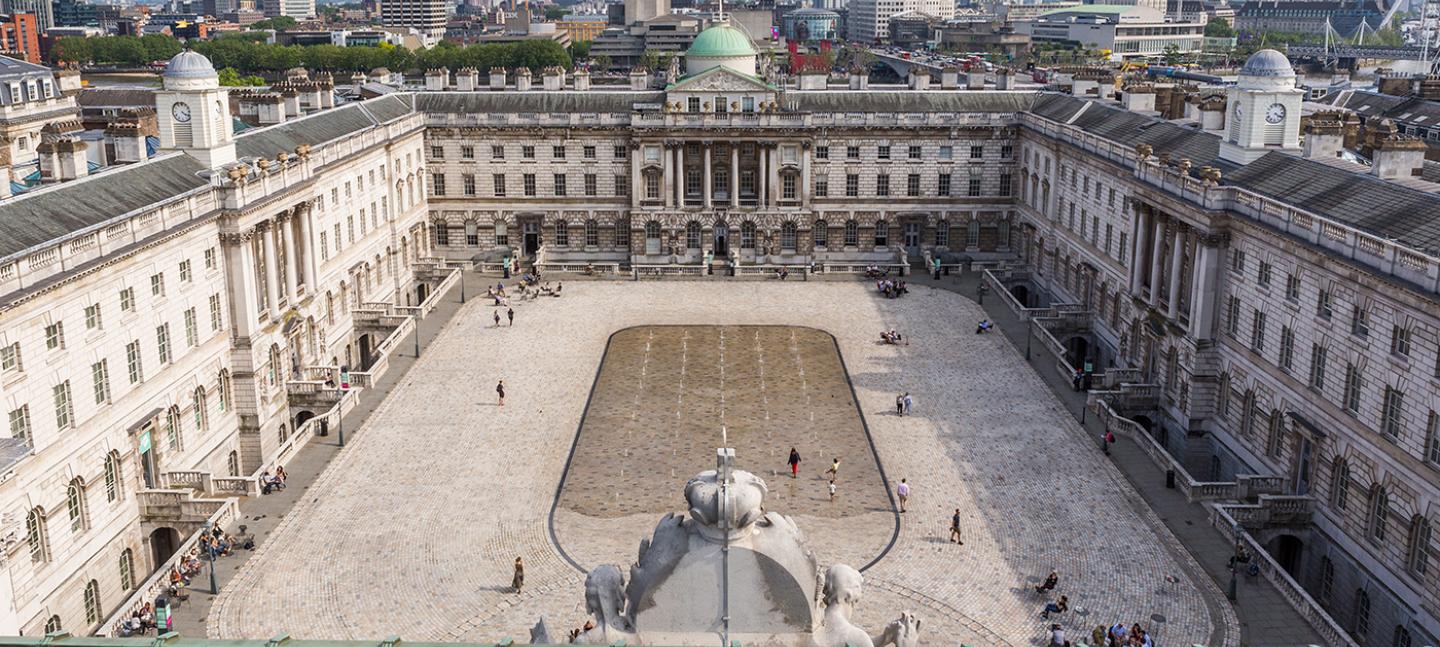 The Edmond J Safra Fountain Court, Somerset House, Image by Kevin Meredith